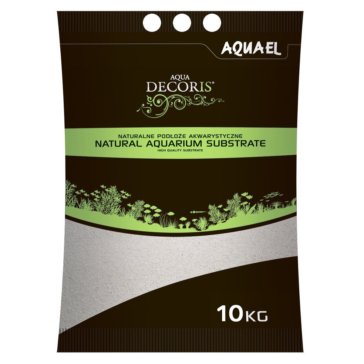Песок кварцевый 0,1-0,3 мм для аквариума Aquael Aqua Decoris