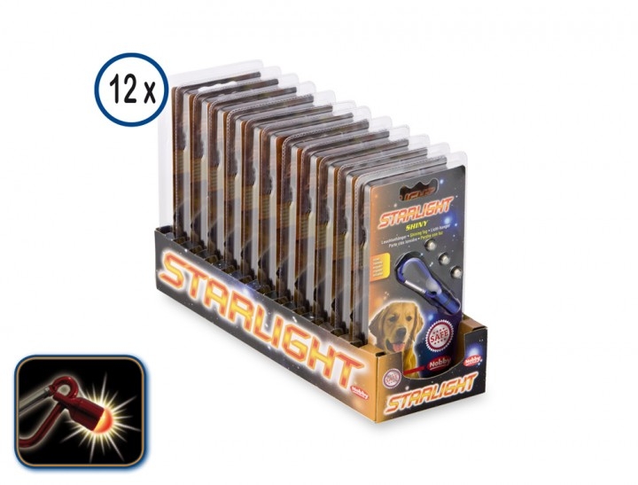 Светодиодный металлический кулон на ошейник Starlight Nobby