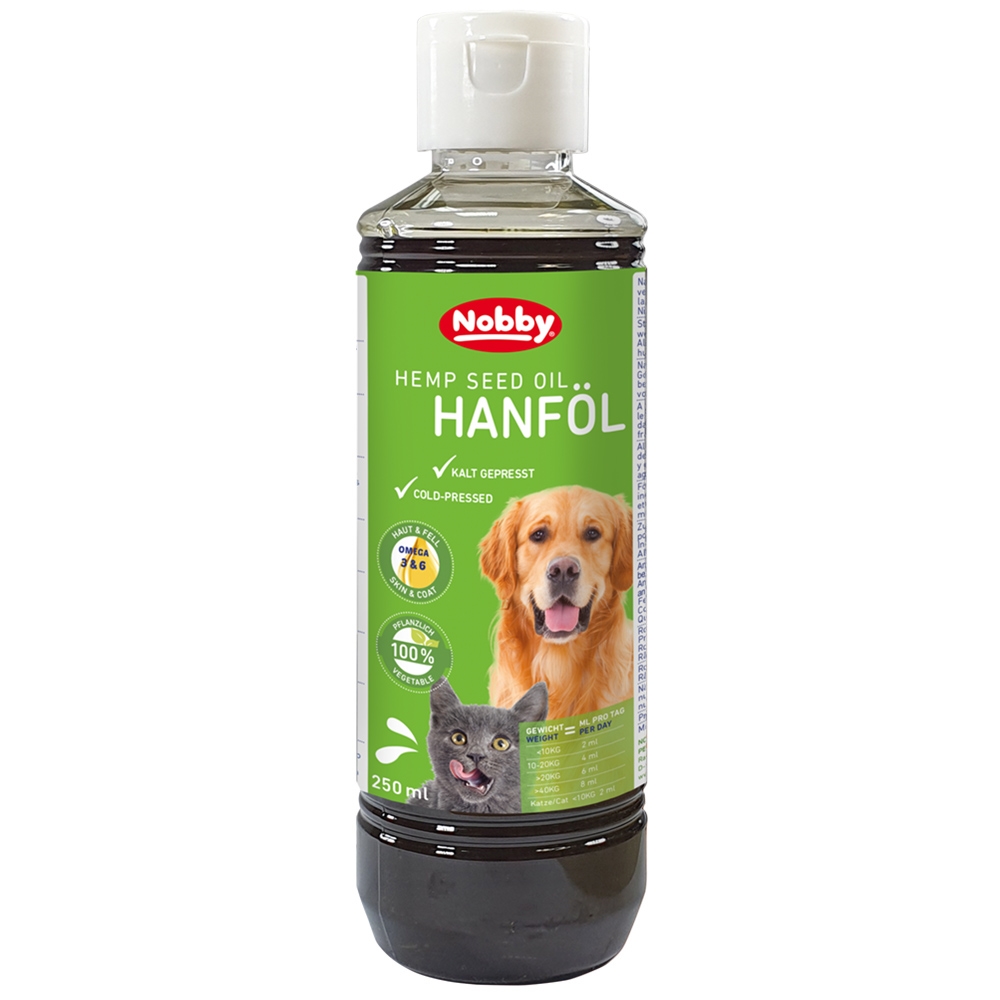 Натуральна конопляна олія для собак та котів Hemp Seed Oil Nobby Натуральна конопляна олія для собак та котів Hemp Seed Oil Nobby