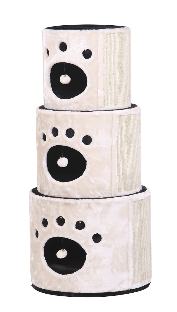 Триповерховий будиночок-дряпалка для кішок Linsa Nobby Триповерховий будиночок-дряпалка для кішок Linsa Nobby