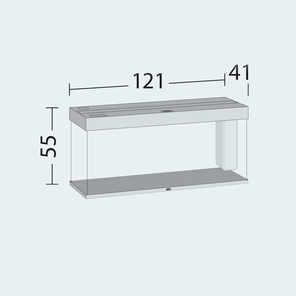 Аквариум 240 л с комплектом оборудования и системой фильтрации Bioflow M Juwel Rio 240 LED