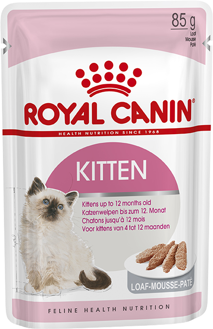 Влажный корм-пашет для котят в возрасте от 4 до 12 месяцев Royal Canin Kitten Instinctive Loaf