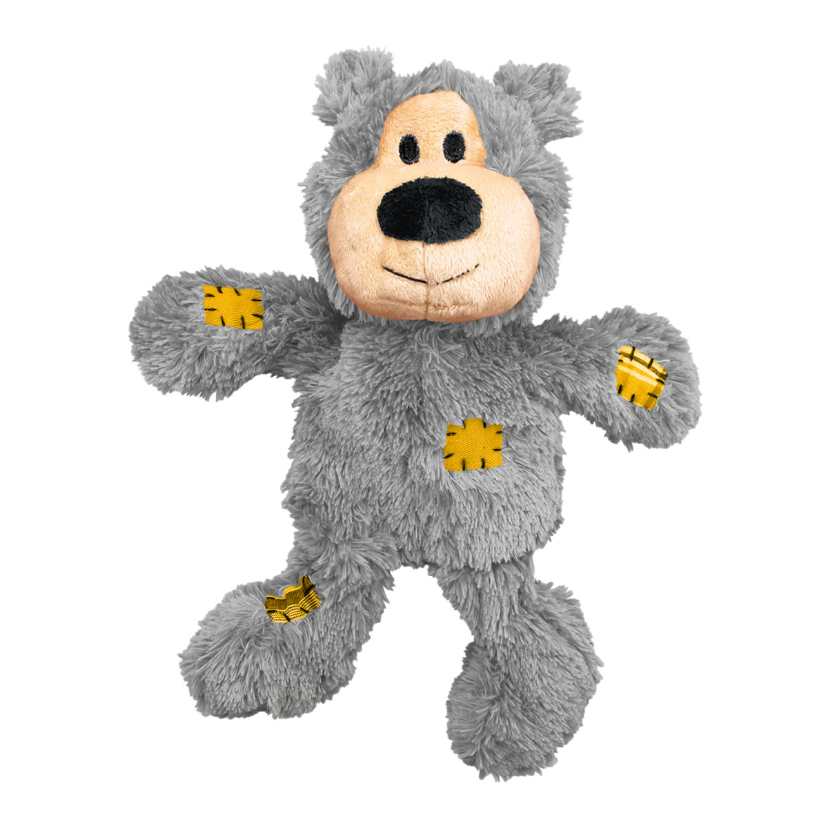 KONG Wild Knots Bear М'яка іграшка для собак без наповнювача Ведмедик з внутрішнім канатом