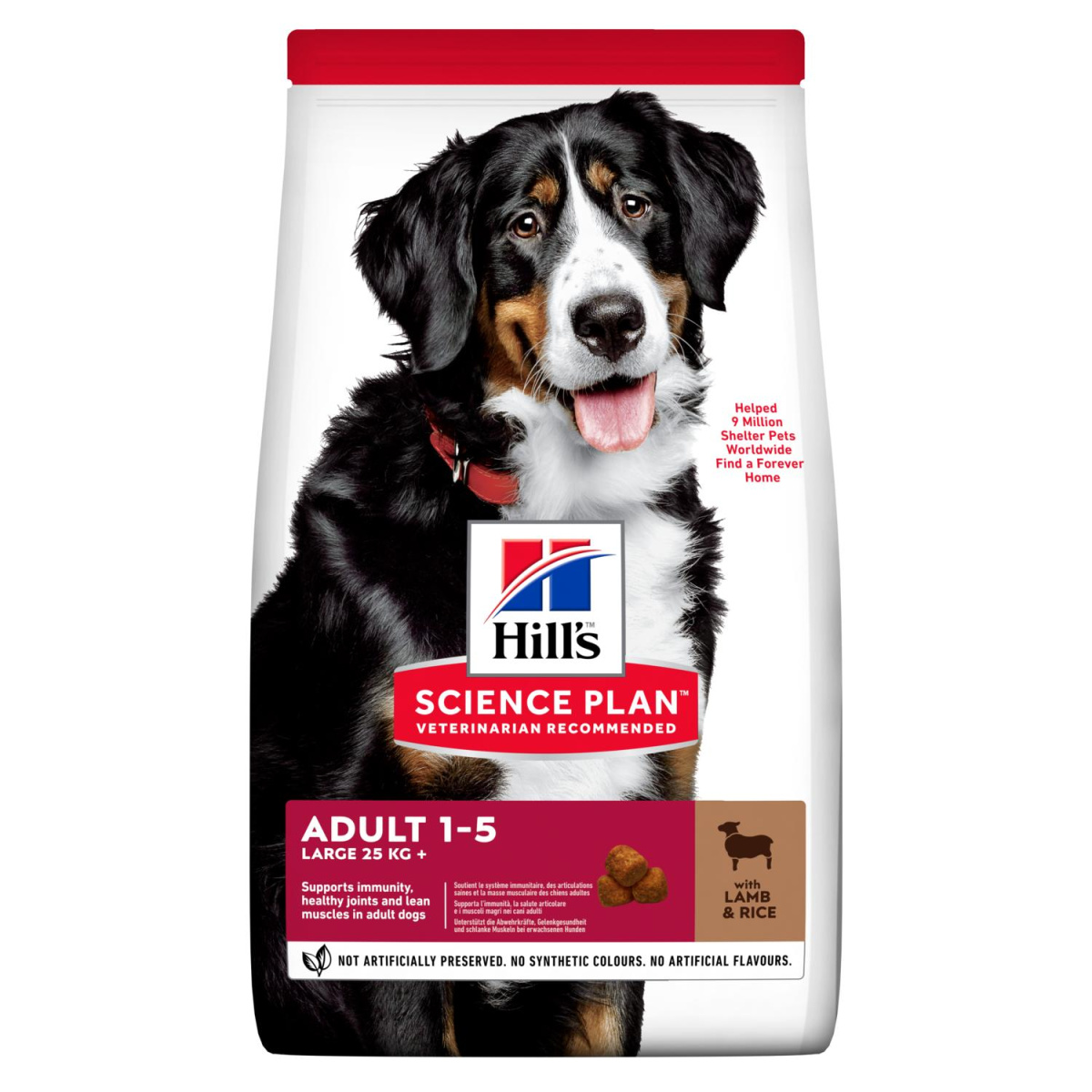 Сухий корм з ягням та рисом для собак великих порід Hill's Science Plan Adult 1-5 Large 25+ kg Lamb & Rice