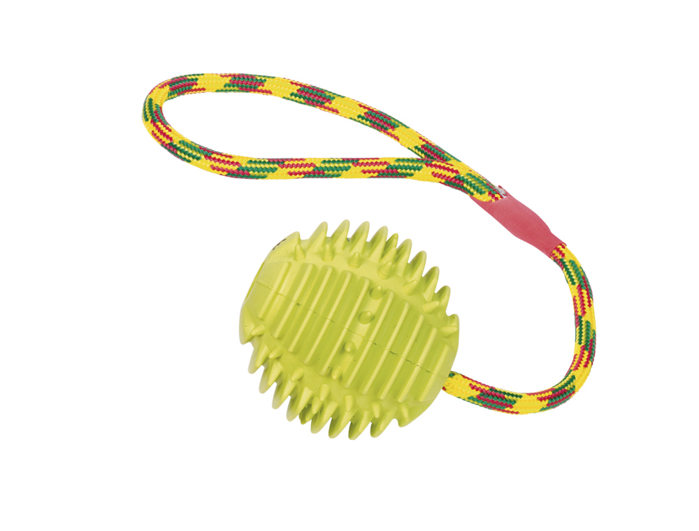 Іграшка для собак М'яч з нейлоновою мотузкою Training Nobby