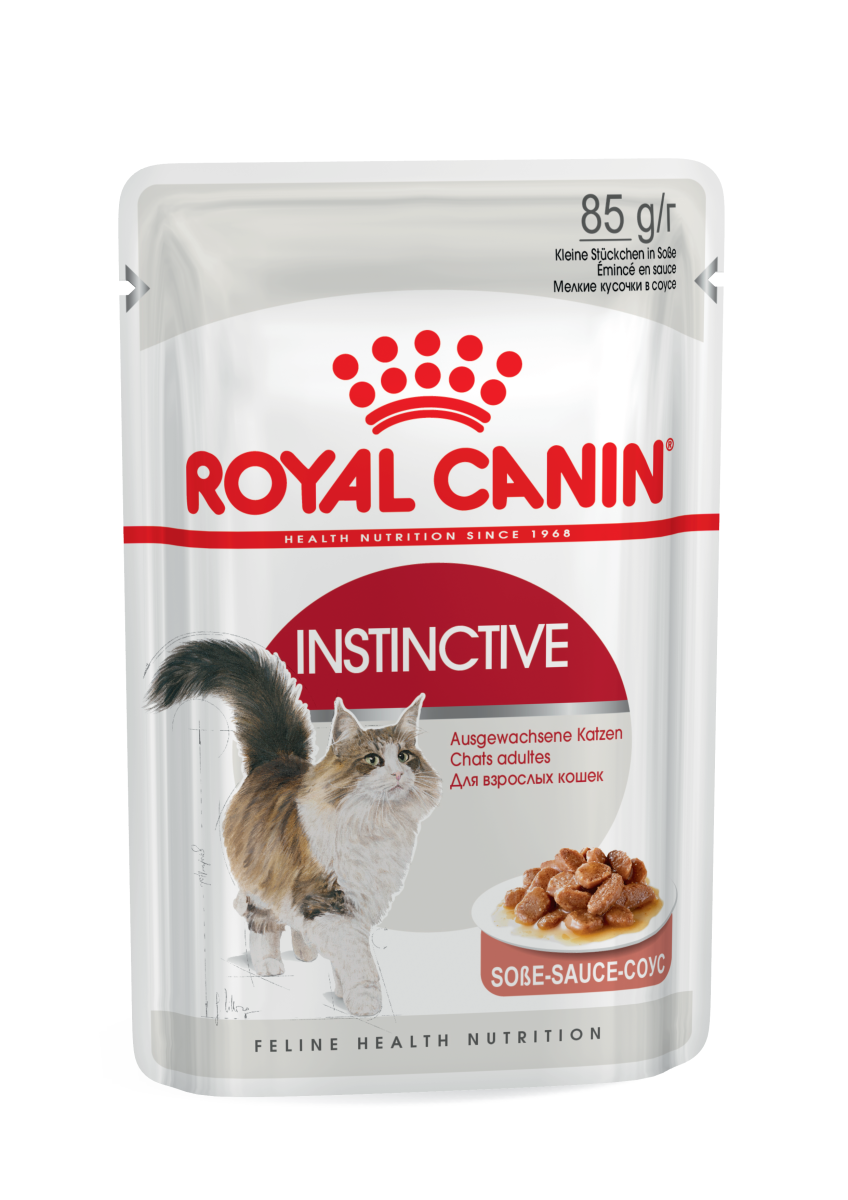 Вологий корм в соусі для дорослих котів та кішок віком до 7 років Royal Canin Instinctive Gravy