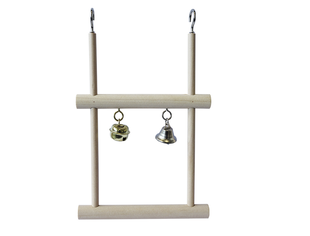 Игрушка для попугаев Качель с колокольчиком Swing Parrot Toy Nobby