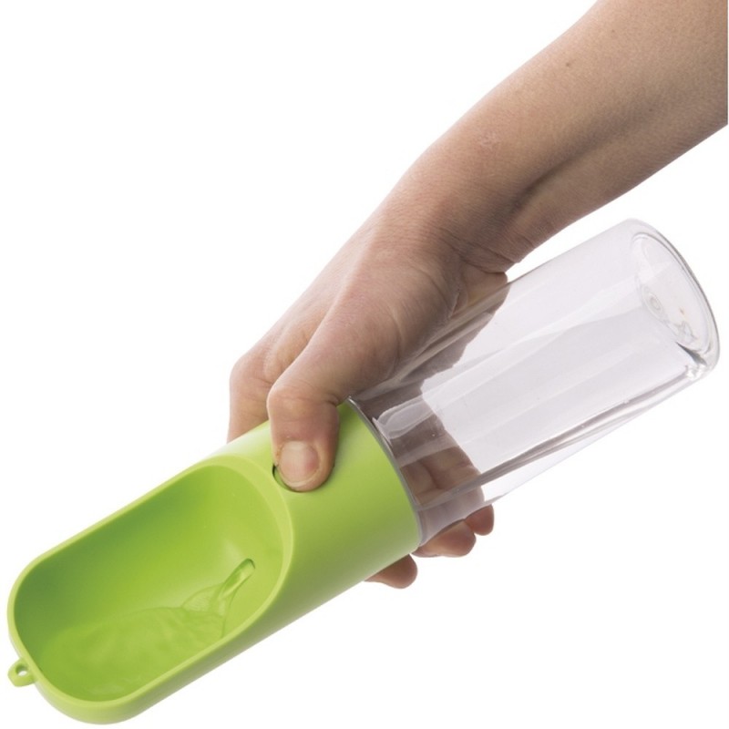 Дорожная пластиковая поилка с чашей для питья для собак и котов Imac One Touch Water Bottle Дорожная пластиковая поилка с чашей для питья для собак и котов Imac One Touch Water Bottle