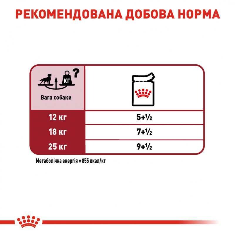 Влажный корм в соусе для взрослых собак средних пород в возрасте от 1 до 10 лет Royal Canin Medium Adult