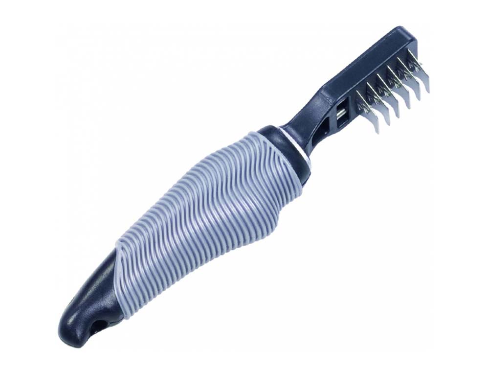 Эргономичный колтунорез для собак и котов с жесткой шерстью Cutting Comb Coarse Starline Nobby