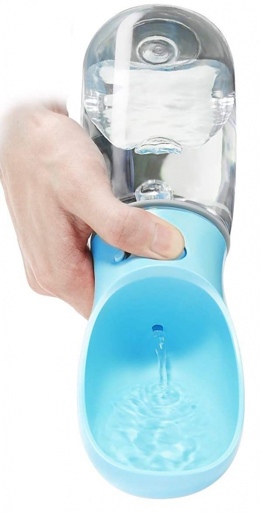 Дорожная поилка с чашей для питья для собак Drinking Bottle 2 in 1 Nobby