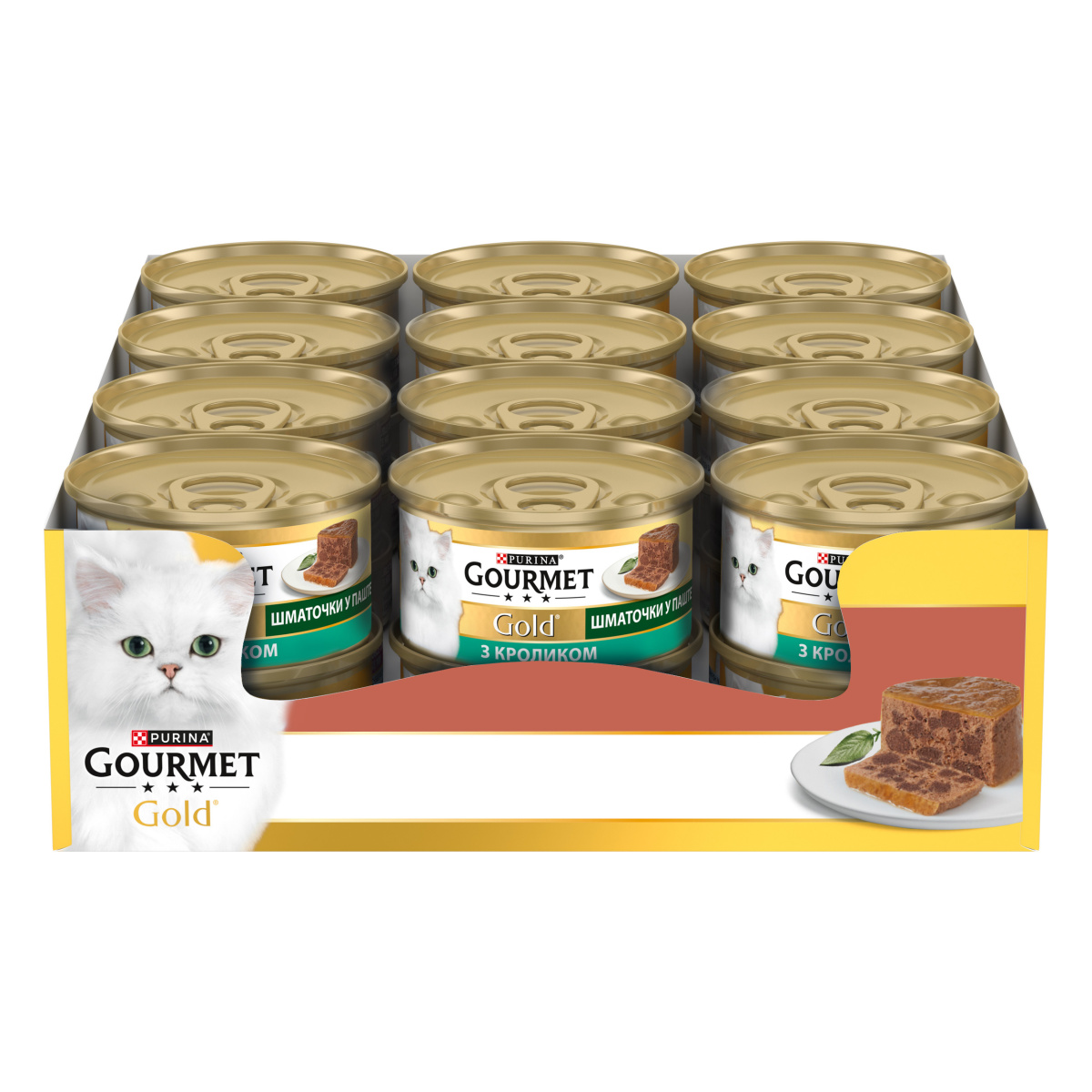 Консерва для котів Паштет з Кроликом Purina Gourmet Gold Pate Rabbit