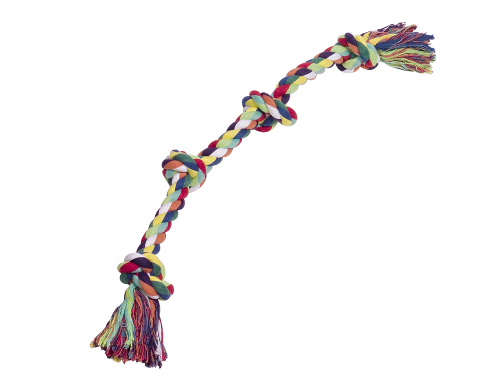 Іграшка для великих собак Канат з вузлами Ropes Nobby Іграшка для великих собак Канат з вузлами Ropes Nobby