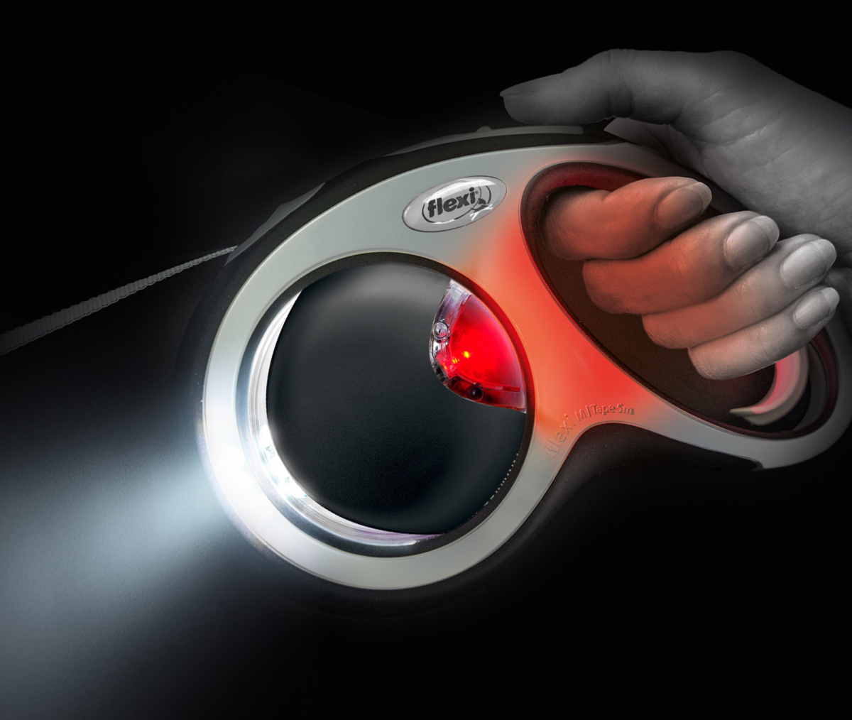 Ліхтарик для рулетки флексі Flexi LED Lighting System