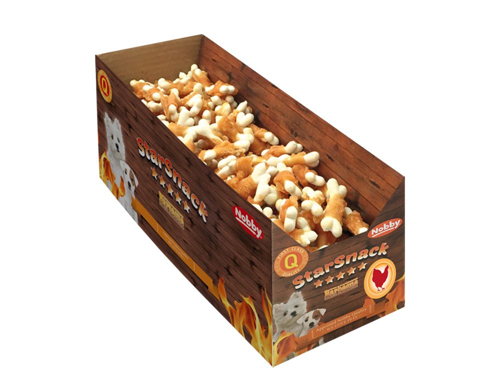 Ласощі для цуценят і маленьких собак Кісточка з курячим філе Nobby StarSnack Mini BBQ Chicken Bone Ласощі для цуценят і маленьких собак Кісточка з курячим філе Nobby StarSnack Mini BBQ Chicken Bone