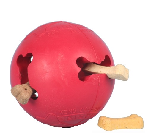 Игрушка для собак Мяч Конг для лакомств KONG Biscuit Ball