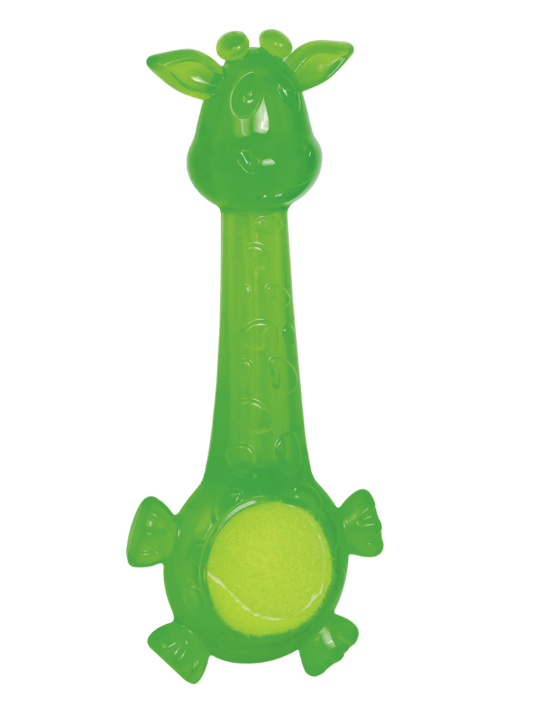 Іграшка для ласощів собак Жираф із Тенісним М'ячем Snacktoy Nobby
