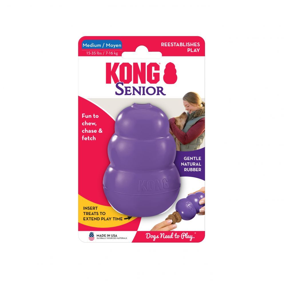 Іграшка для собак похилого віку Конг для ласощів KONG Senior Іграшка для собак похилого віку Конг для ласощів KONG Senior