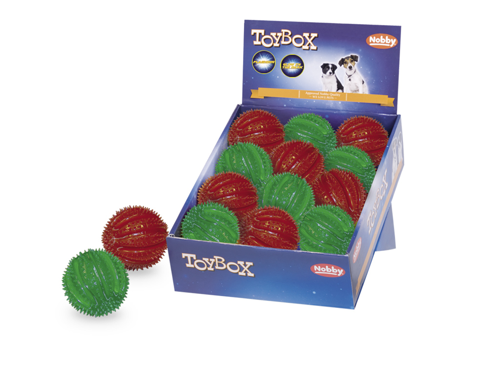 Іграшка для собак ToyBox М'яч, що світиться TPR Extra Strong Nobby
