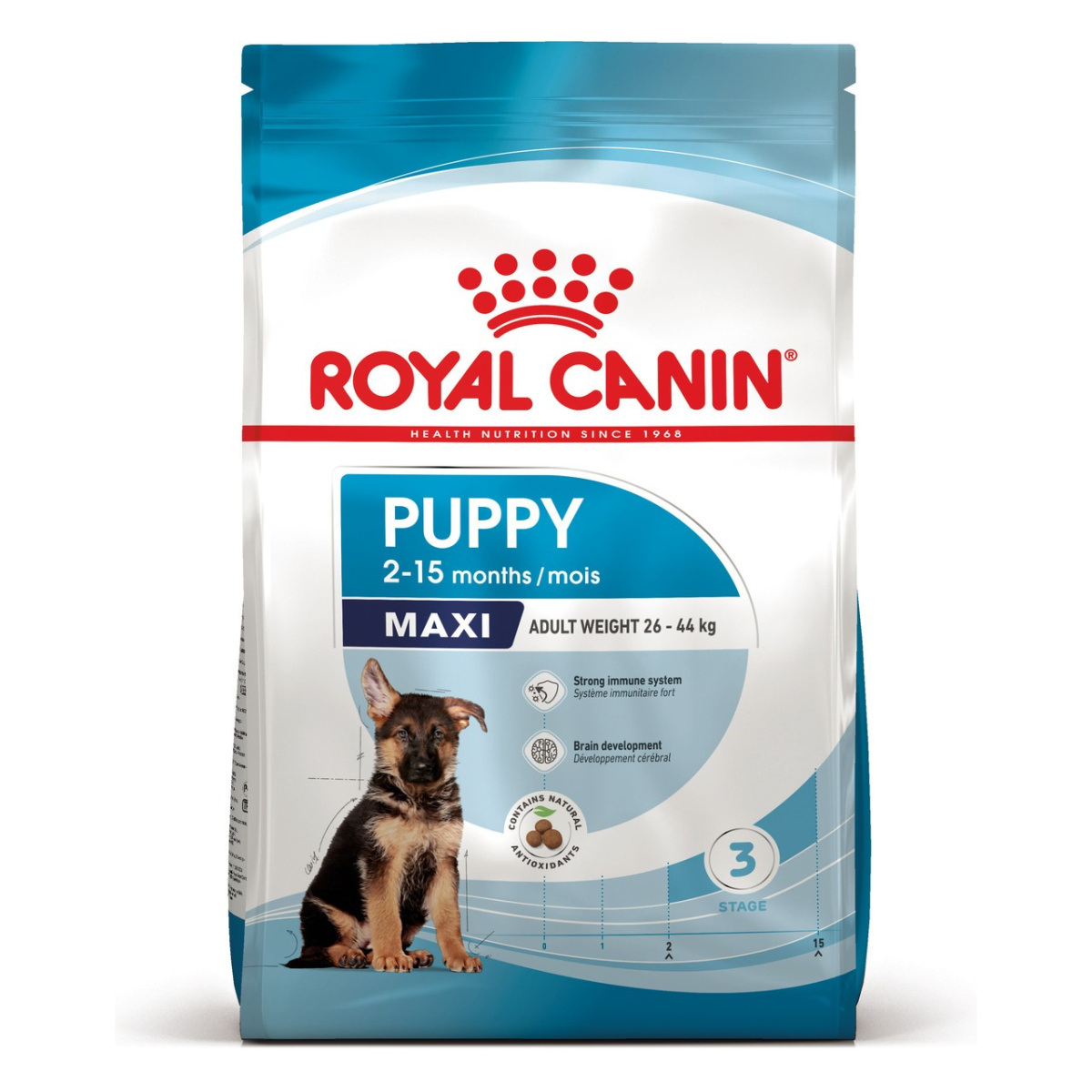 Сухой корм для щенков крупных пород в возрасте от 2 до 15 месяцев Royal Canin Maxi Puppy