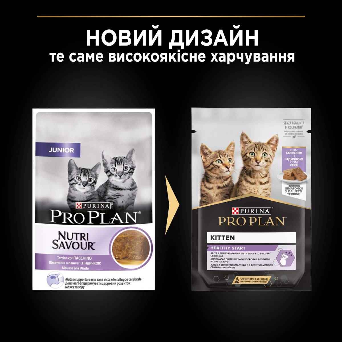 Влажный корм для котят в возрасте от 6 недель Кусочки индейки в паштете Purina Pro Plan Kitten Healthy Start Turkey Pate Влажный корм для котят в возрасте от 6 недель Кусочки индейки в паштете Purina Pro Plan Kitten Healthy Start Turkey Pate