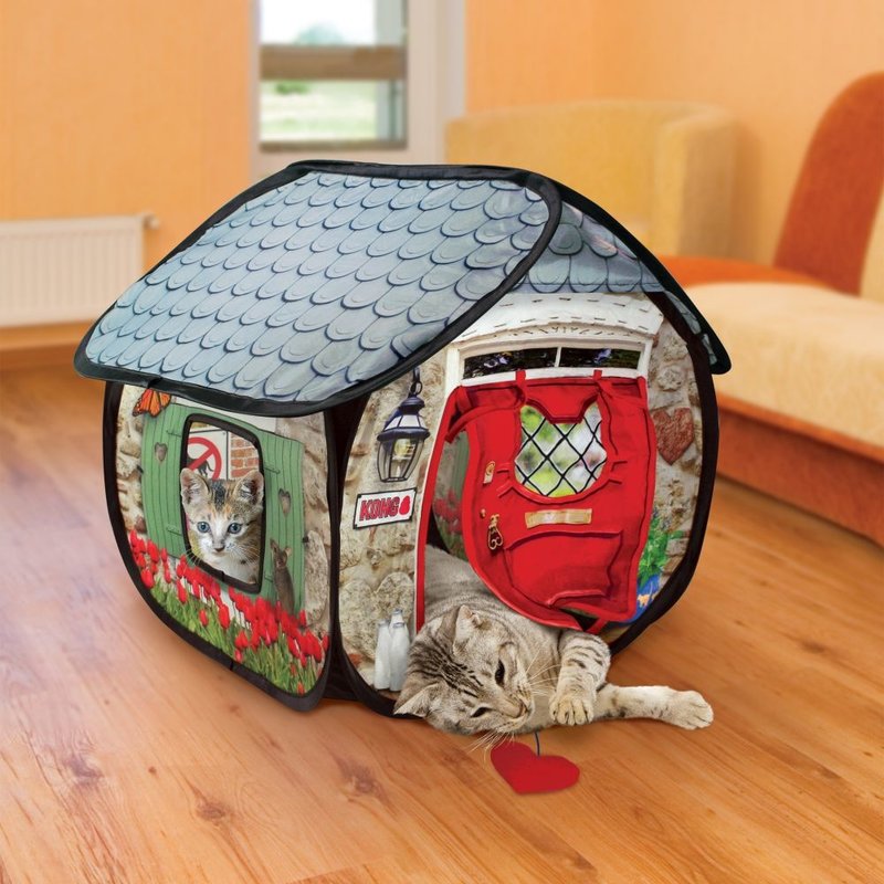 Іграшка для кішок Бунгало KONG Cat PlaySpaces Bungalow Іграшка для кішок Бунгало KONG Cat PlaySpaces Bungalow