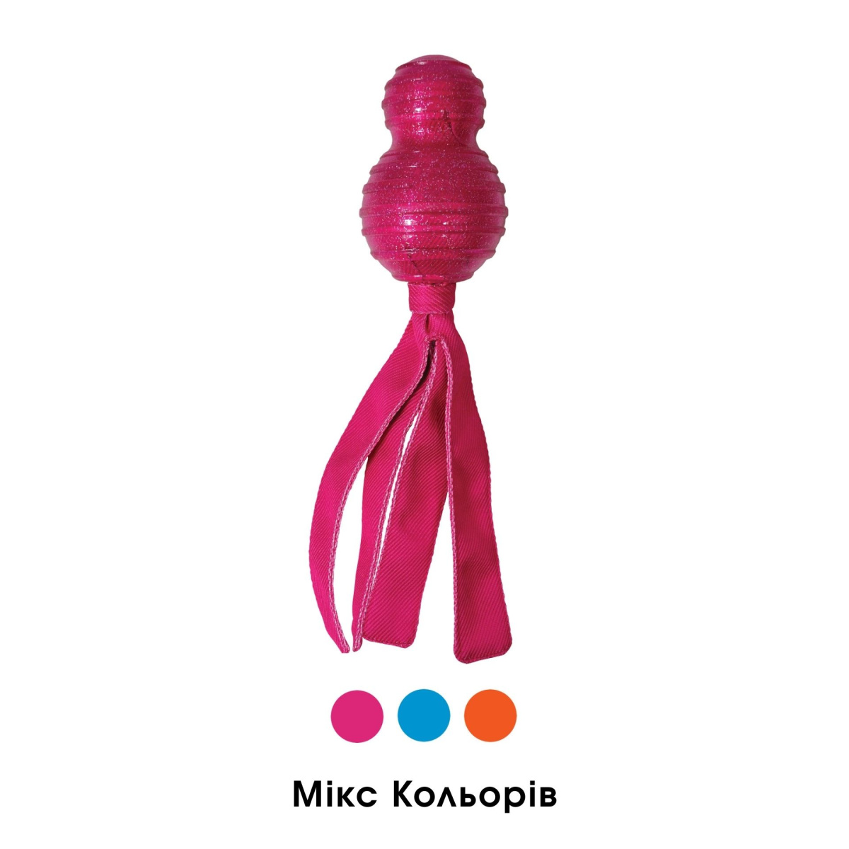 Іграшка для собак Жувальна Вубба з пищалкою KONG Wubba Comet