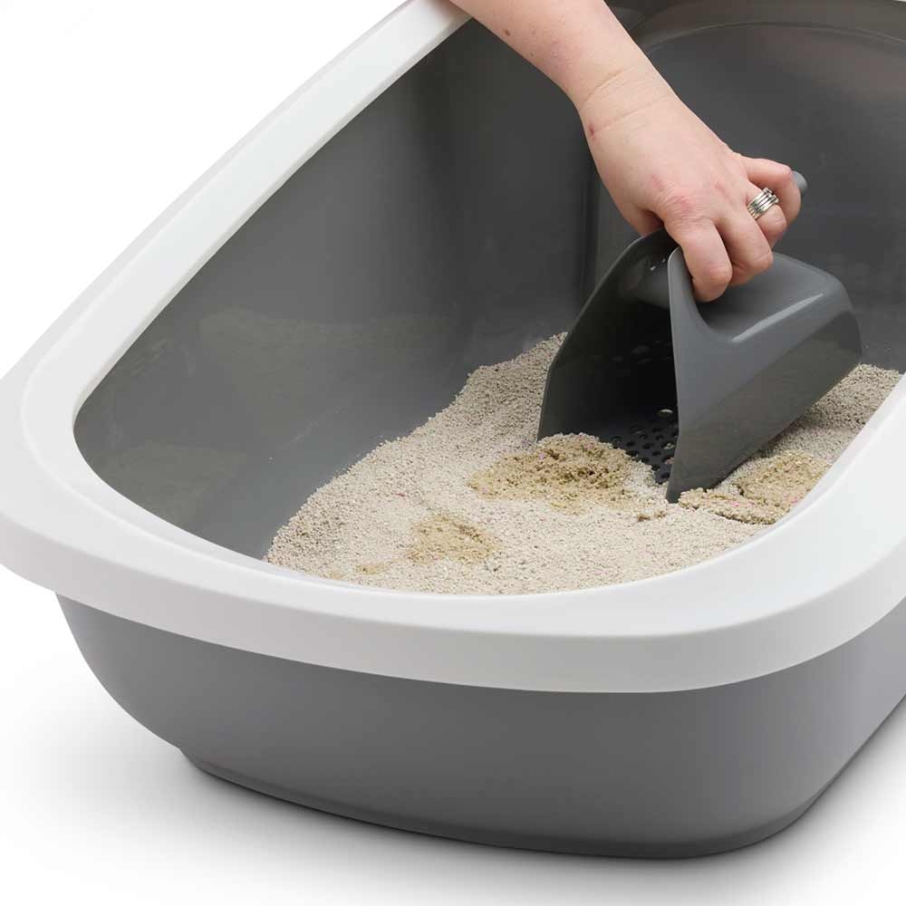 Ергономічний універсальний совок для котячого туалету Sift Buddy Savic