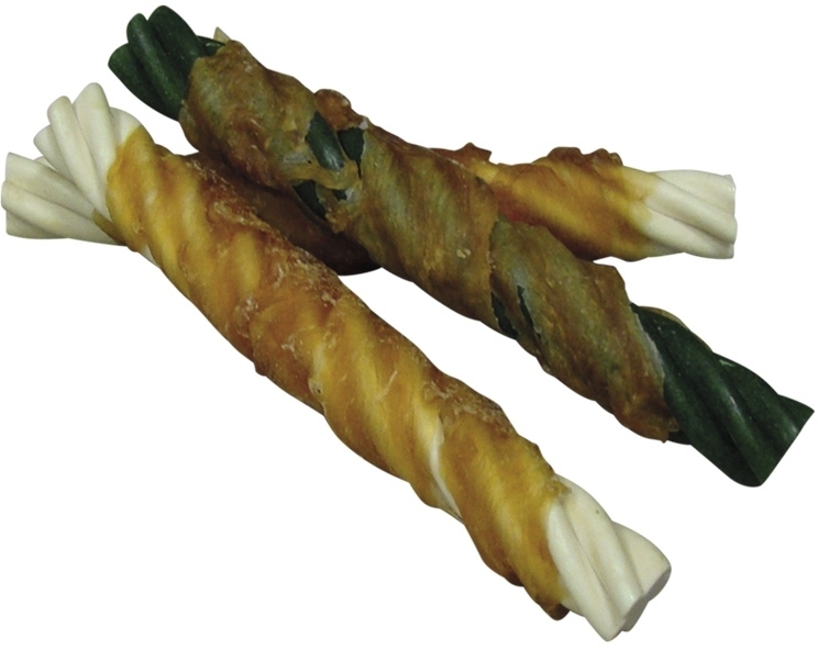 Ласощі для чистки зубів собак Курячі палички без цукру Nobby StarSnack Dental Chicken Twist