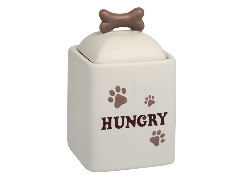 Банка для ласощів та снеків керамічна для собак Hungry Nobby Банка для ласощів та снеків керамічна для собак Hungry Nobby