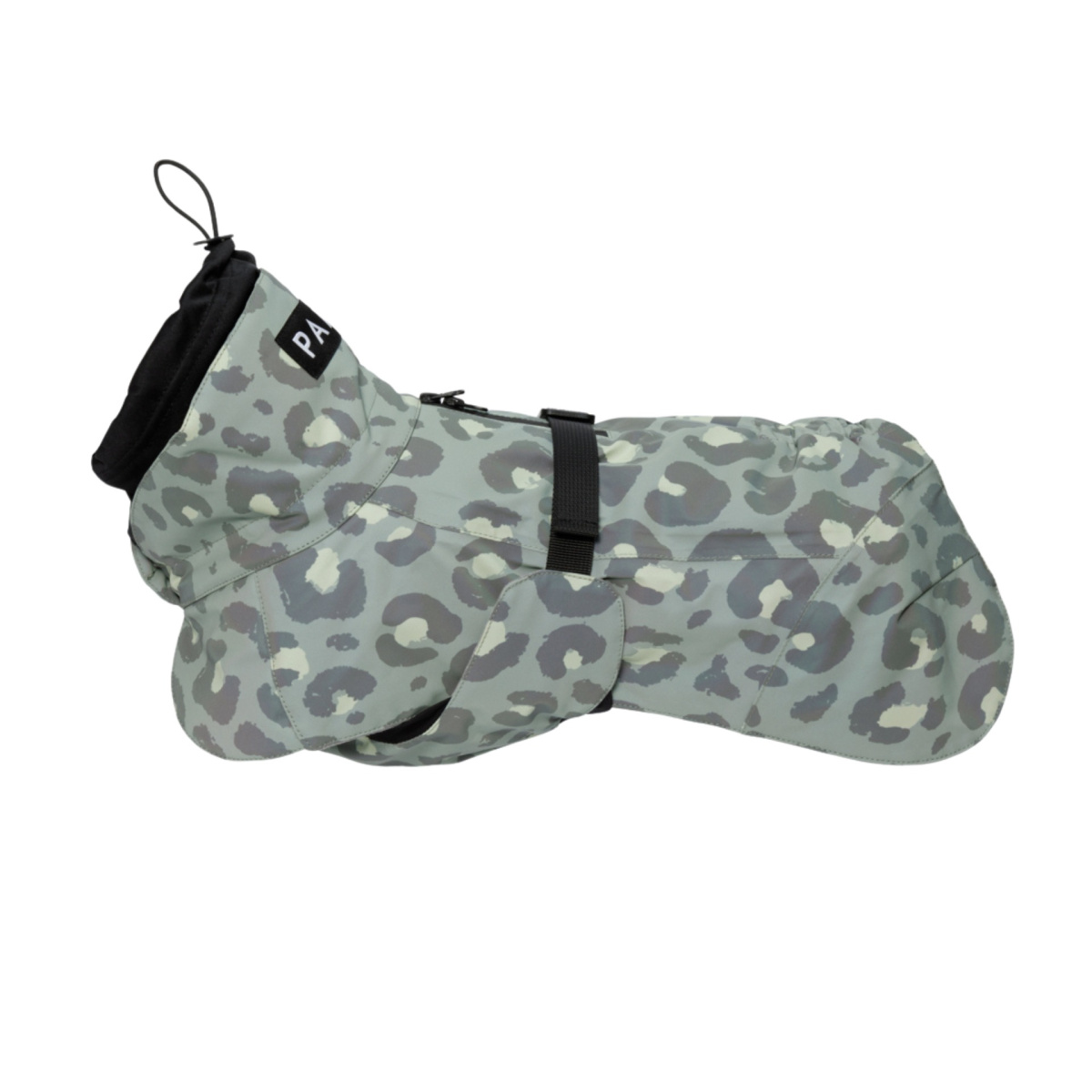 Зимова світловідбиваюча куртка для собак на відновлюючій FIR-підкладці PAIKKA Visibility Winter Jacket Green Leo