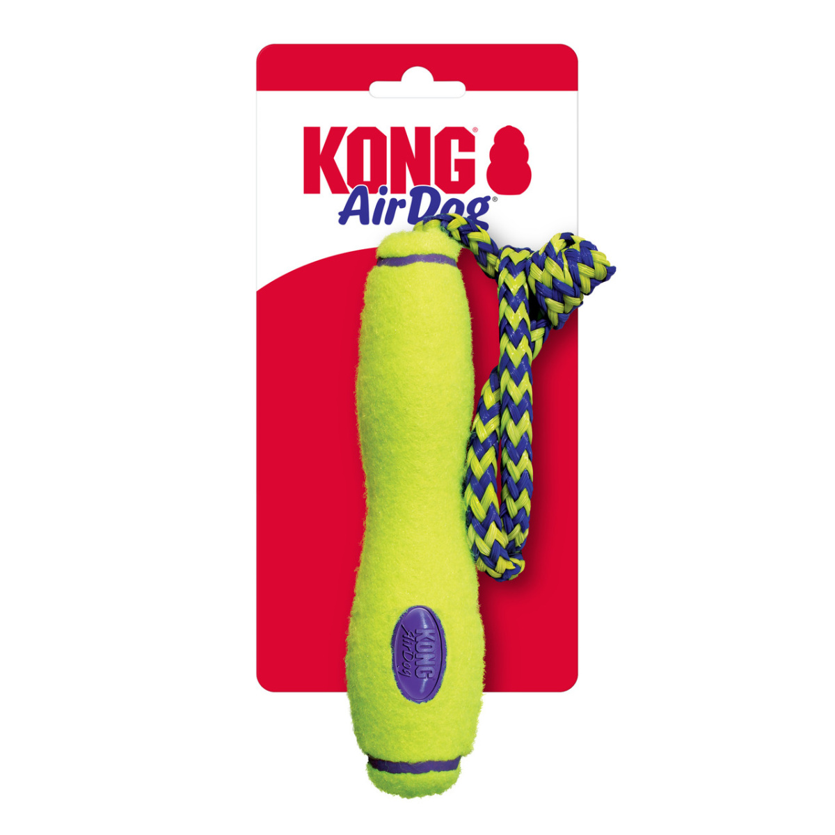 Игрушка для собак Плавающая Палочка Бережный уход за зубами KONG AirDog Fetch Stick with Rope