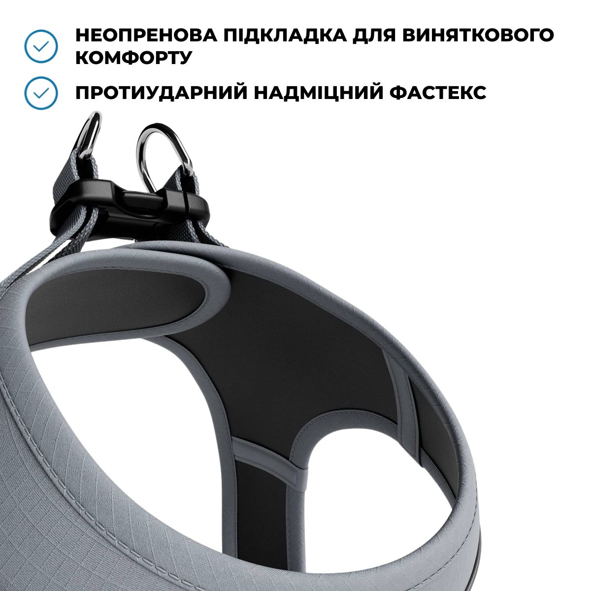 Анатомічна м'яка шлея для собак з чутливою шкірою BullyBillows Step in Harness