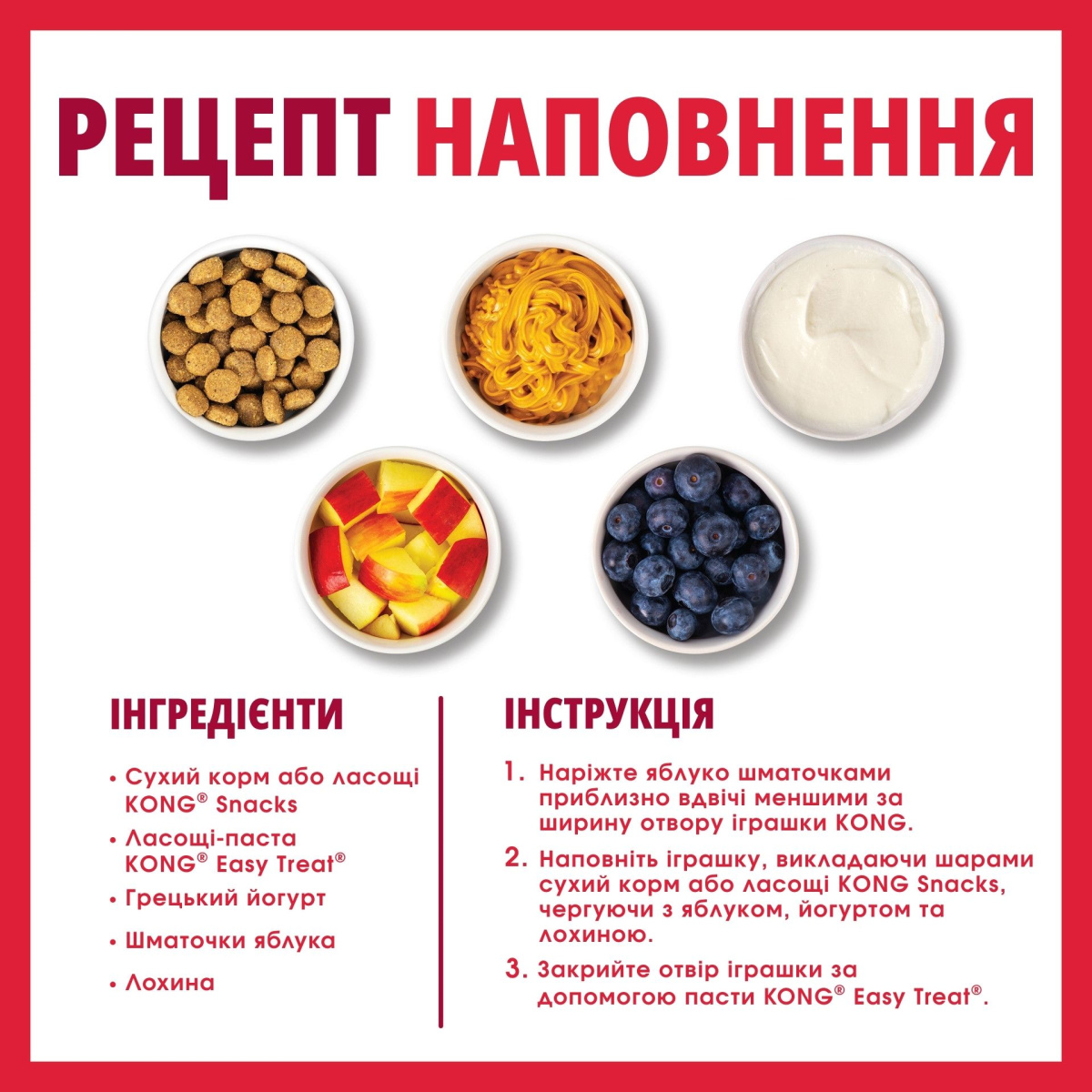 KONG Classic Розвиваюча іграшка для собак КОНГ для ласощів