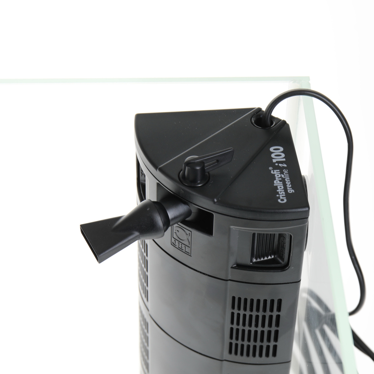 Внутренний бесшумный фильтр для аквариума 90-160 л с регулировкой продуктивности JBL CristalProfi i100 Greenline Internal