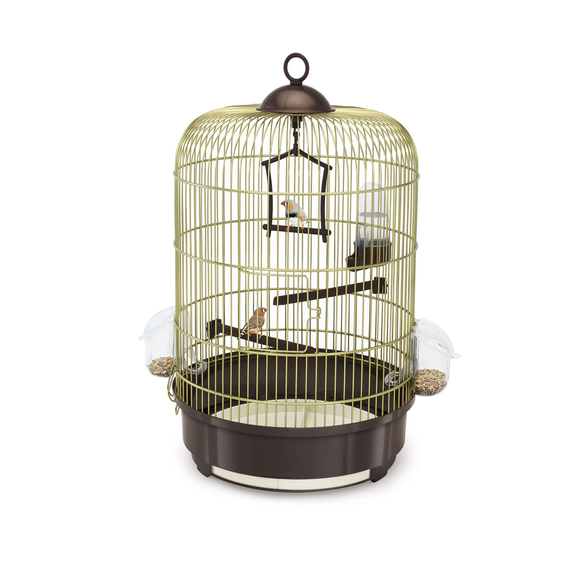 Кругла клітина для папуг з годівницями та диспенсером Imac Milly Кругла клітина для папуг з годівницями та диспенсером Imac Milly