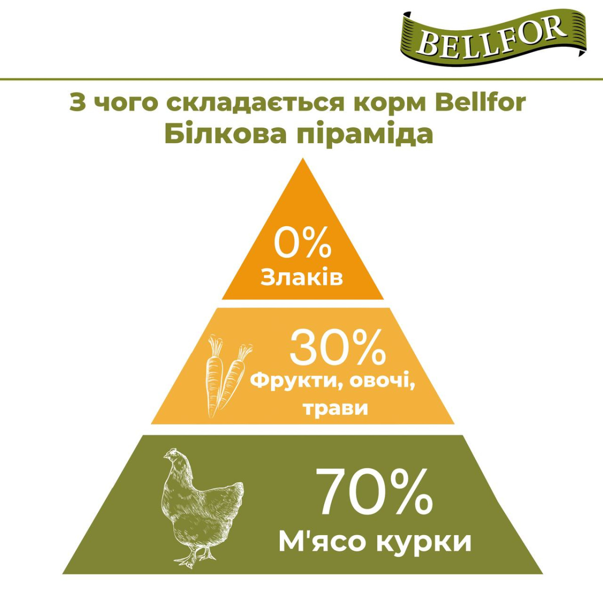 Беззерновой монопротеиновый сухой корм холистик с курицей для взрослых собак Bellfor Freiland Schmaus