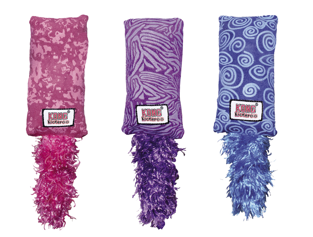 Игрушка для кошек Хвостик Кикеру с кошачьей мятой KONG Kickeroo Kitten