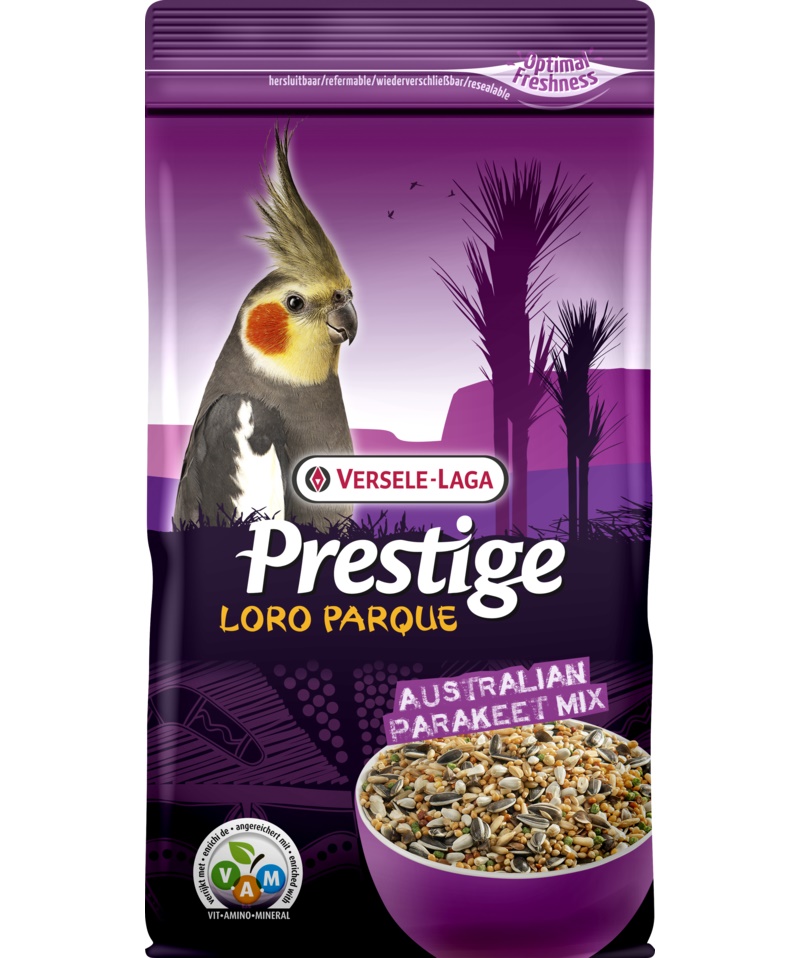 Повнораційний корм для середніх австралійських папуг Versele-Laga Prestige Loro Parque Parakeet Australian Mix