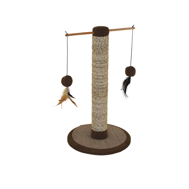 Когтеточка-столбик с двумя игрушками Imac Play Pen