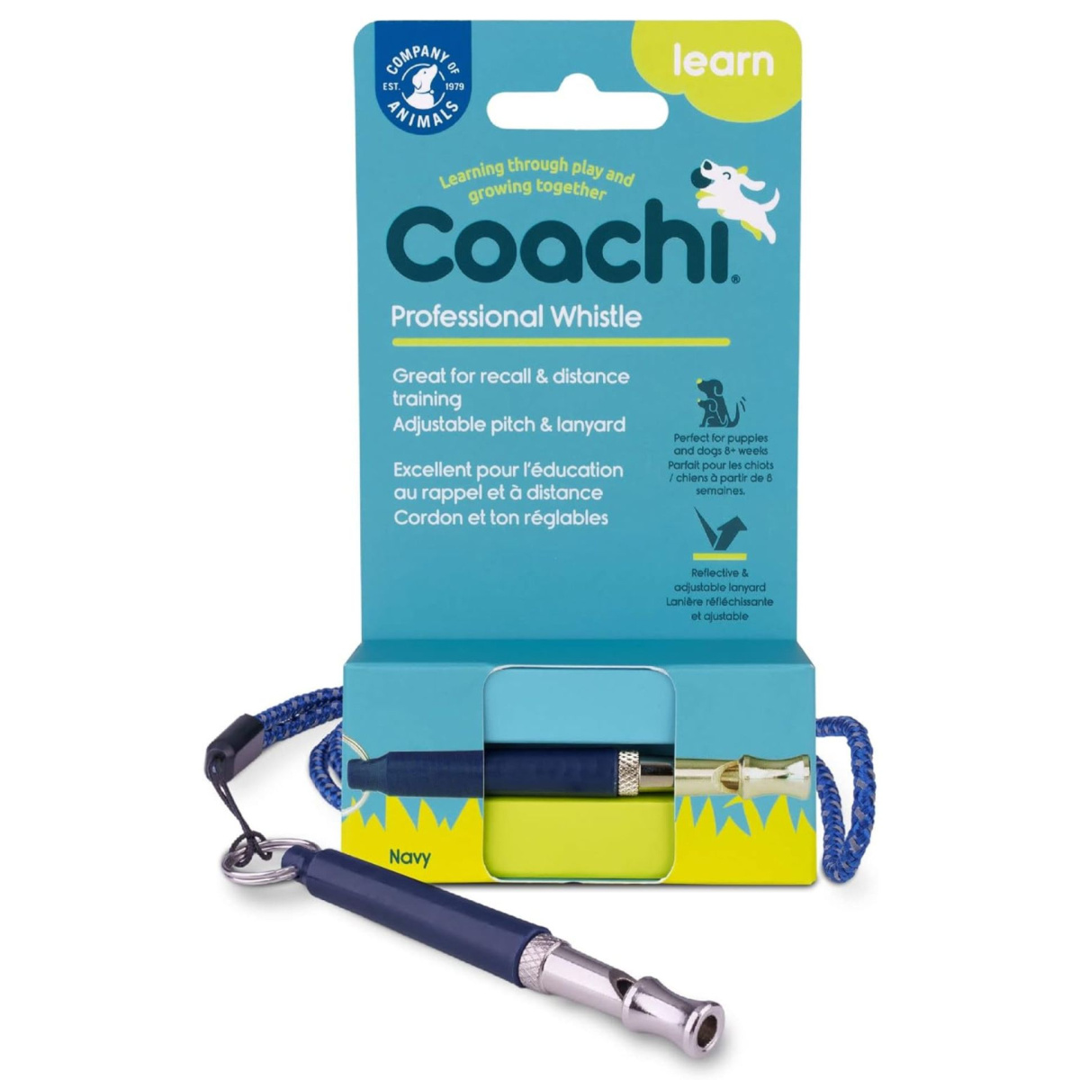Профессиональный регулируемый свисток для дрессировки собак Coachi Professional Whistle