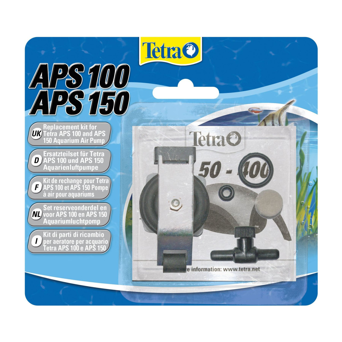Набір запчастин для одноканального компресора APS100/150 Tetra