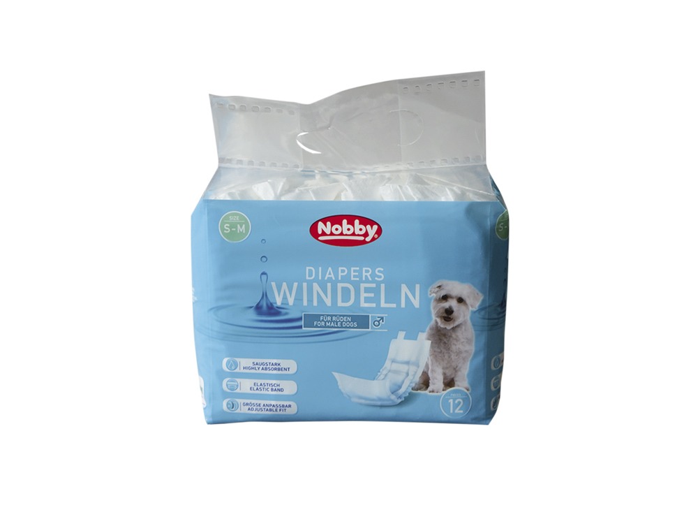 Гигиеническая повязка - подгузник для собак-мальчиков Windeln Male Dog Nobby Гигиеническая повязка - подгузник для собак-мальчиков Windeln Male Dog Nobby