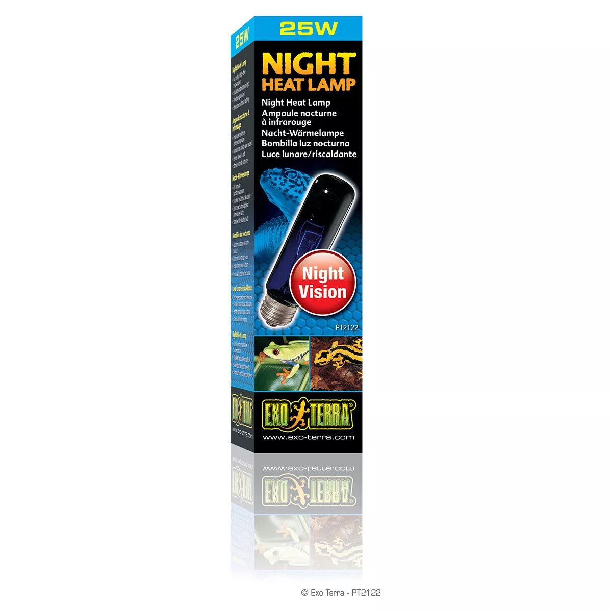 Ночная лампа лунного света для террариума Exo Terra Heat Lamp Night 25W