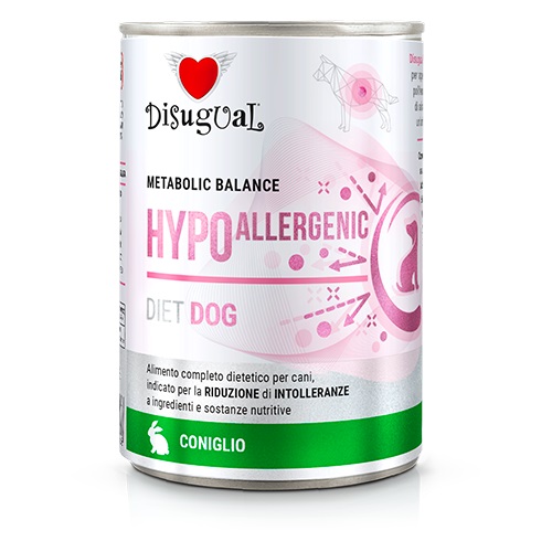 Влажный лечебный корм для собак при аллергии Паштет из Кролика Disugual Metabolic Balance Diet Dog Hypoallergenic Rabbit