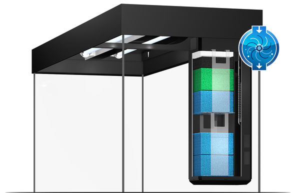 Акваріум 180 л з комплектом обладнання та системою фільтрації Bioflow M Juwel Rio 180 LED