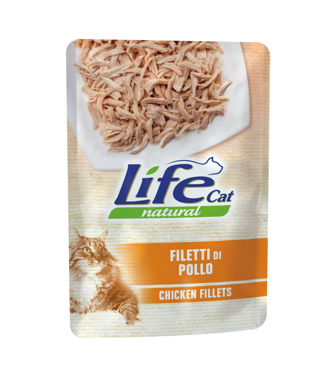 Вологий корм для кішок Куряче філе Life Cat Natural Chicken Fillets