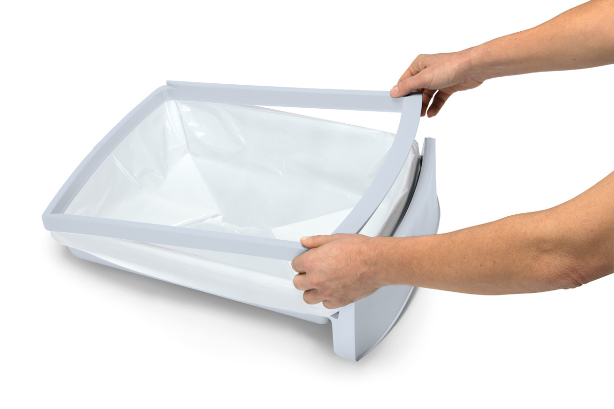 Вертикальний закритий туалет для котів з системою очищення лап Imac Frida