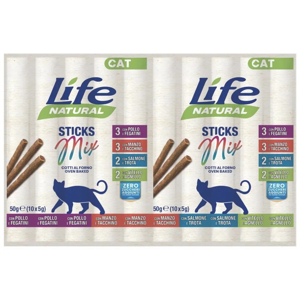 Ласощі для кішок Палички Мікс Смаків Life Cat Delisnack Sticks Mix