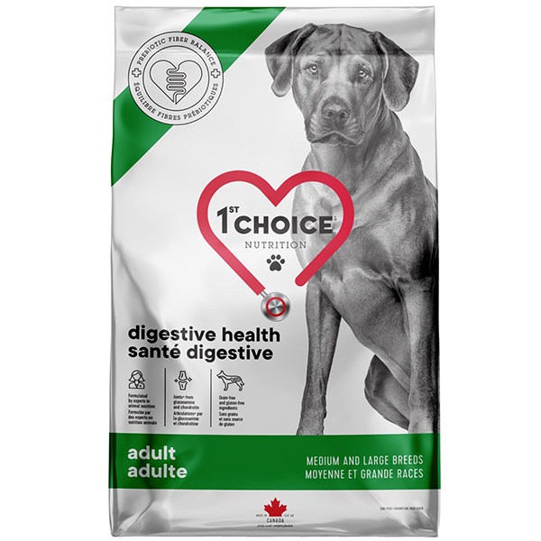 Безглютеновий сухий корм з куркою для собак з чутливим травленням 1st Choice Digestive Health Medium & Large Adult Безглютеновий сухий корм з куркою для собак з чутливим травленням 1st Choice Digestive Health Medium & Large Adult